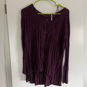 Free People long sleeve top. Size Medium